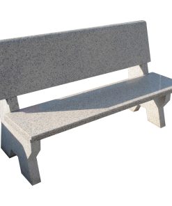 Granitbank mit Lehne Ascona